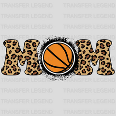 Basketball Ball Mom Mom Leopard DTF Transfer - transferlegend