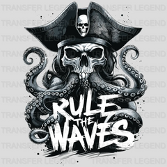 Rule Of Waves Pirate Design - DTF Heat Transfer - transferlegend