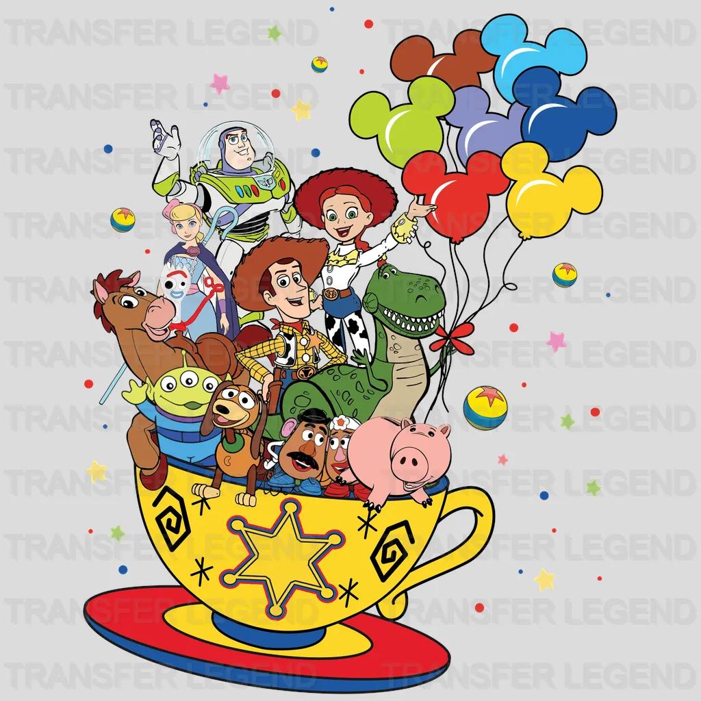 Baloons Toy Story Disney Designs - DTF Heat Transfers