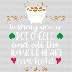 Pot'O Gold St. Patrick's Day Design - DTF heat transfer - transferlegend