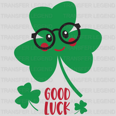 Good Luck St. Patrick's Day Design - DTF heat transfer - transferlegend