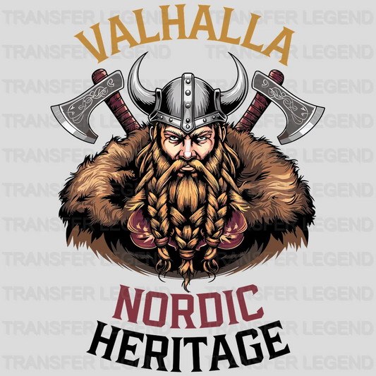 Valhalla Heritage Nordic Design - DTF Heat Transfer - transferlegend