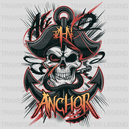 The Anchor Pirate Design - DTF Heat Transfer - transferlegend