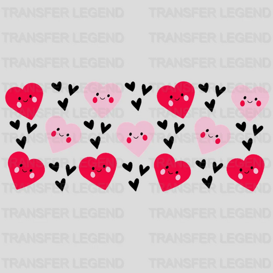 Little Hearts UV DTF Transfer Cup Wrap UV DTF Sticker - transferlegend