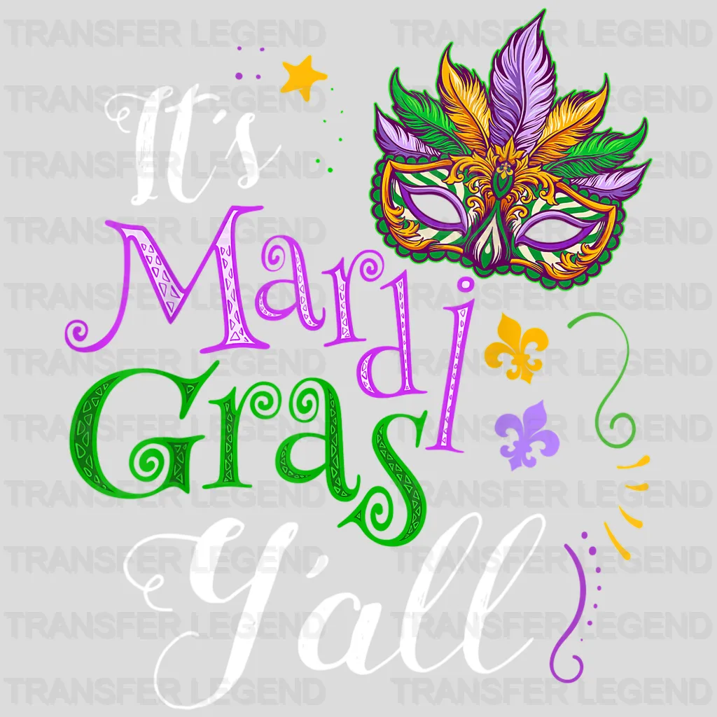 Mardi Gras Design- Mardi Gras DTF heat transfer - transferlegend