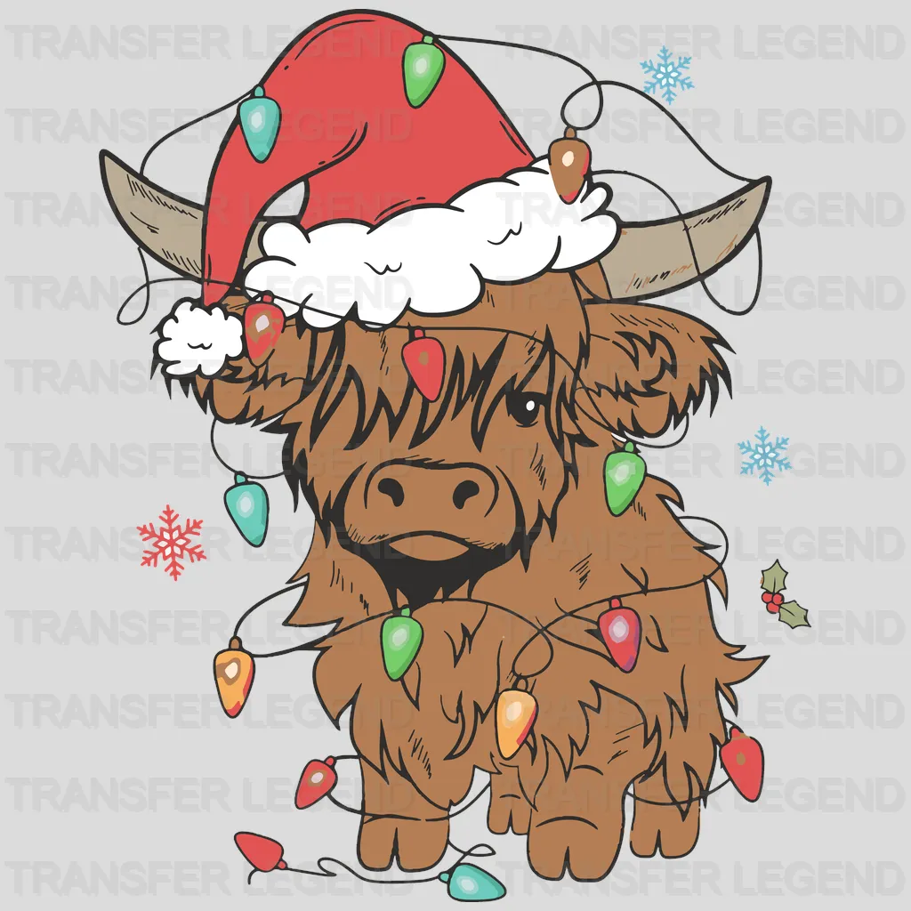 COW Christmas Design - DTF heat transfer - transferlegend