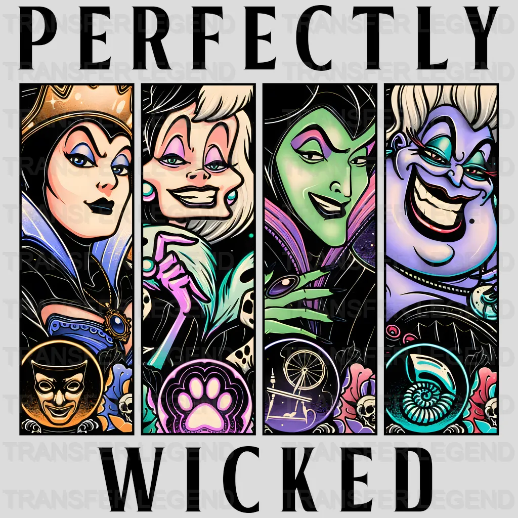 Perfectly Wicked 2  Disney Designs - DTF Heat Transfers