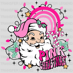 PINK SANTA Christmas Design - DTF heat transfer - transferlegend