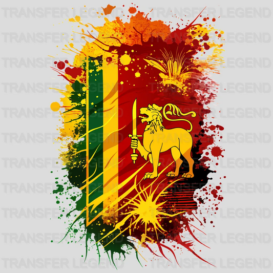 Sri Lanka Flag Design - DTF Heat Transfer - transferlegend