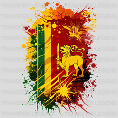 Sri Lanka Flag Design - DTF Heat Transfer - transferlegend