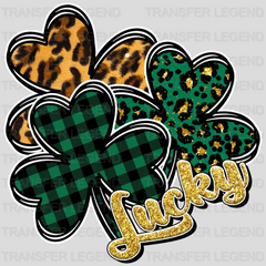 Lucky Clovers St. Patrick's Day Design - DTF heat transfer - transferlegend