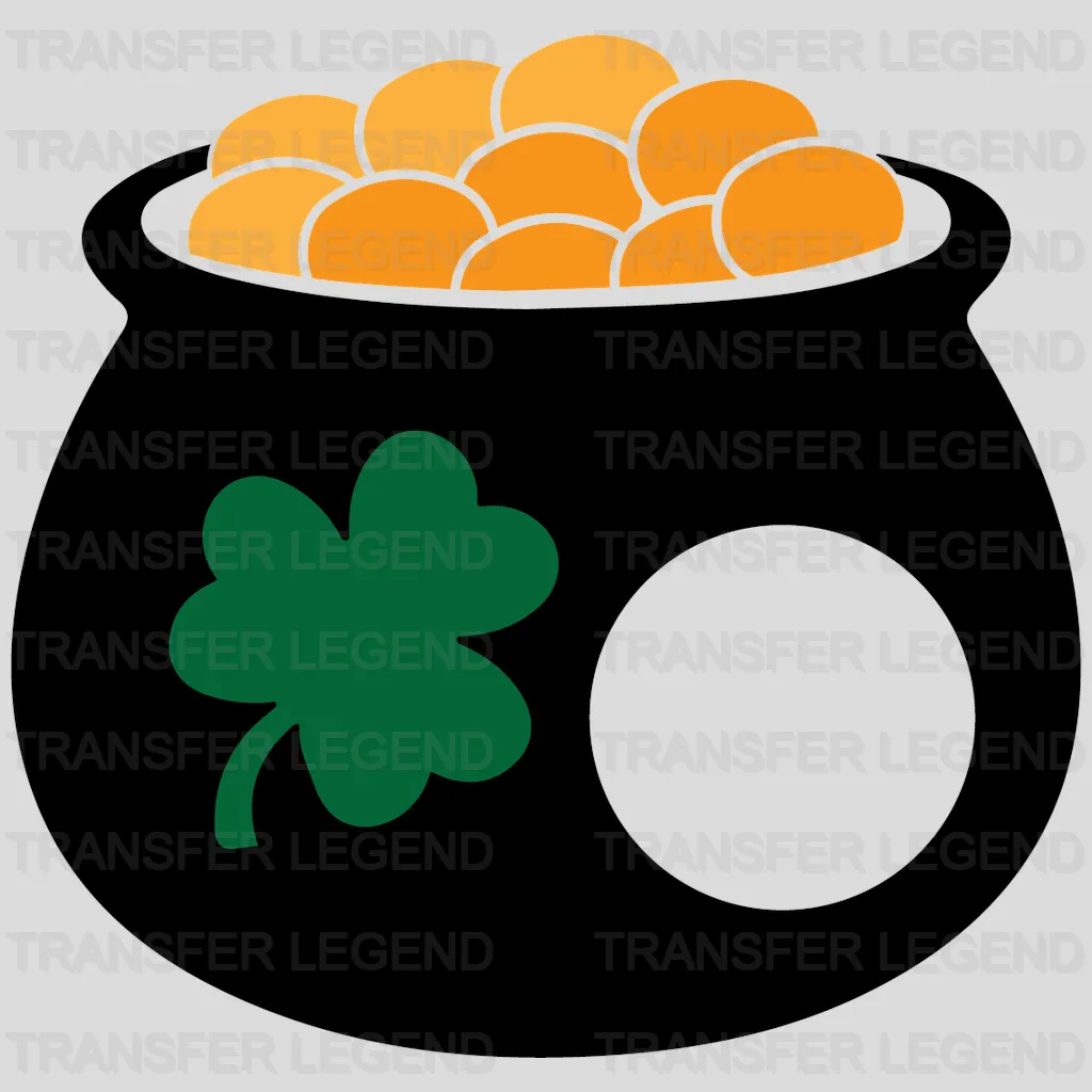 Pot Of Gold St. Patrick's Day Design - DTF heat transfer - transferlegend