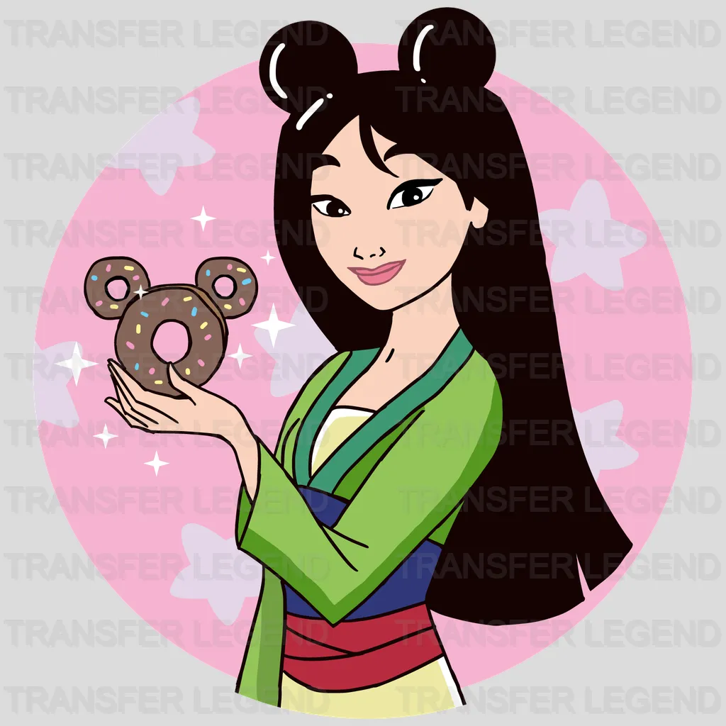 Mulan Snacks Mick Ears Design - DTF heat transfer - transferlegend
