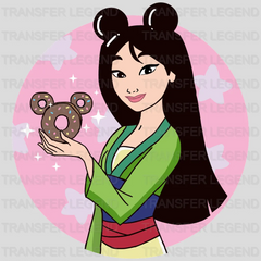 Mulan Disney Snacks Mickey Ears Design - DTF heat transfer - transferlegend