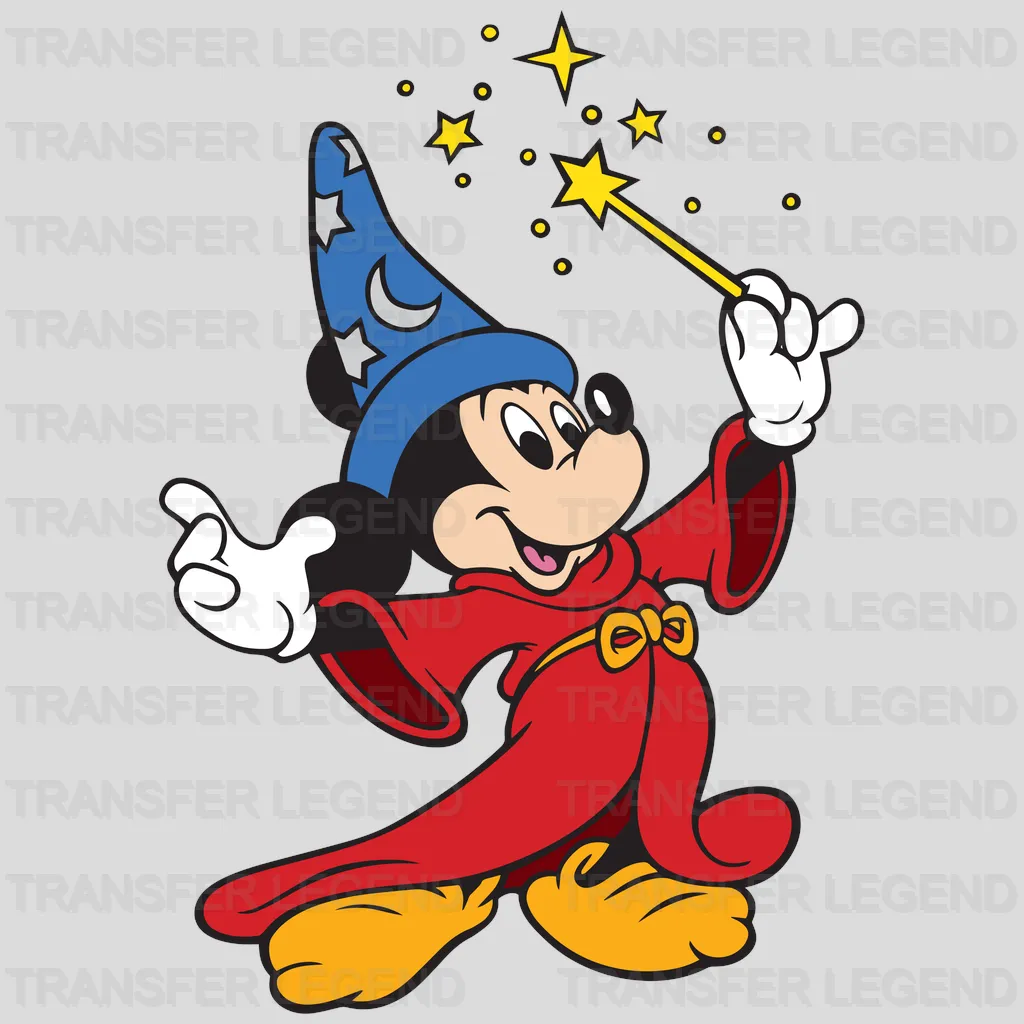 Sorcerer Mickey Design - DTF heat transfer - transferlegend