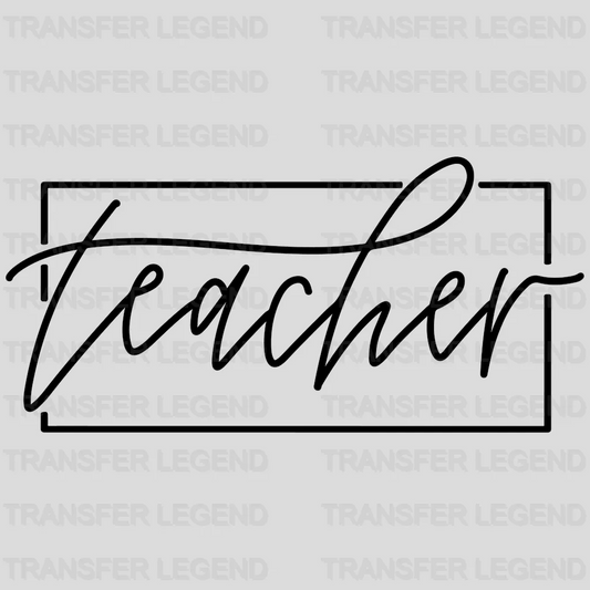 Teacher box Design - DTF heat transfer - transferlegend