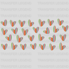 Hearts UV DTF Transfer Cup Wrap UV DTF Sticker - transferlegend