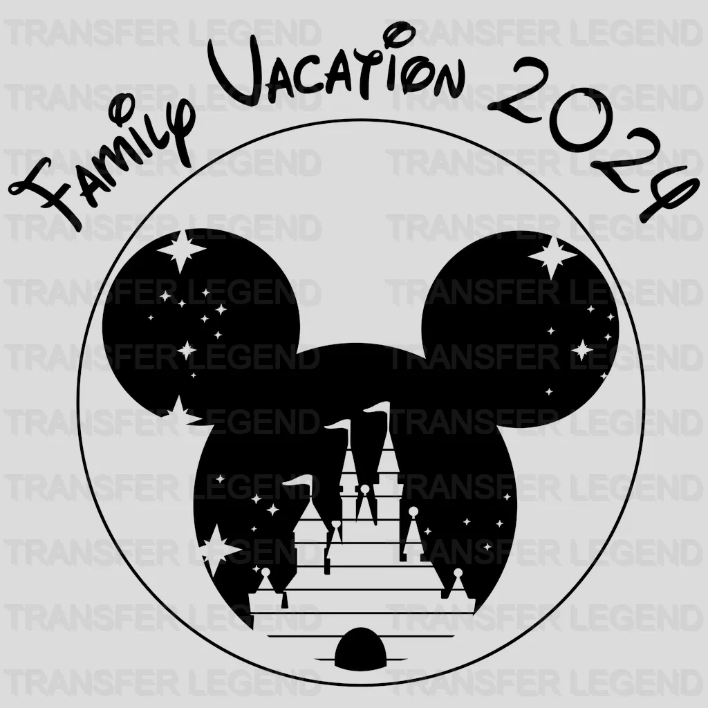 Mickey Disneyland 2024 Disney Family Vacation Design - Disney DTF Transfer - transferlegend