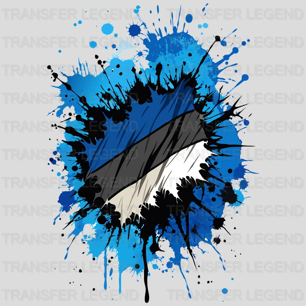 Estonia Flag Design - DTF Heat Transfer - transferlegend