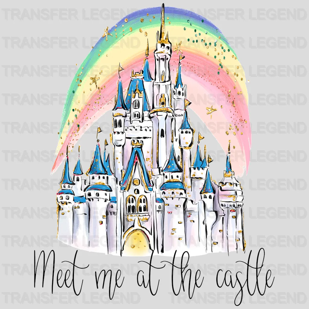 Meet Me At The Castle Castle Design - DTF heat transfer - transferlegend