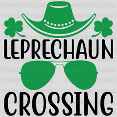 Leprechaun Crossing St. Patrick's Day Design - DTF heat transfer - transferlegend