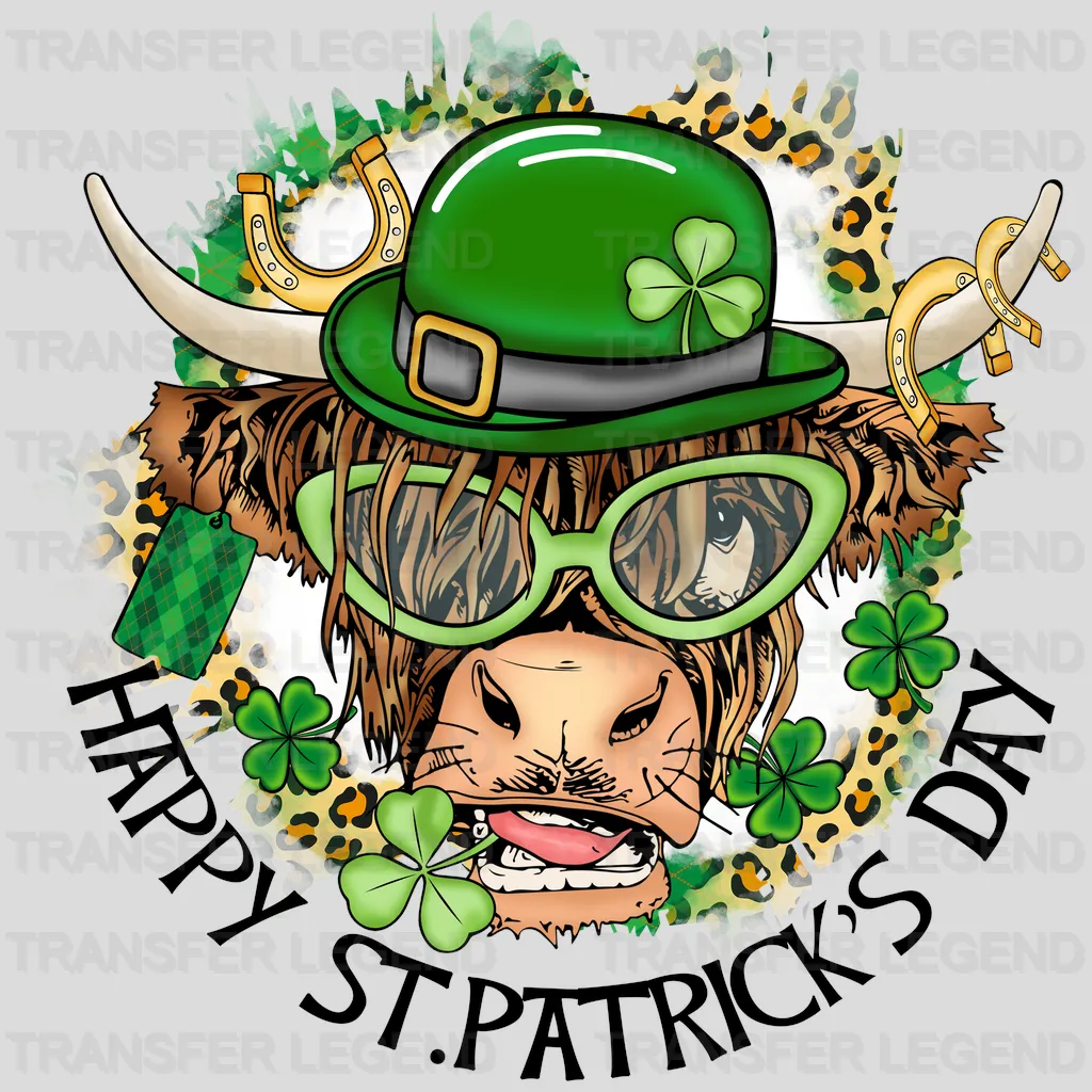 Cattle St. Patrick's Day Design - DTF heat transfer - transferlegend