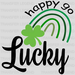 Happy Go Lucky St. Patrick's Day Design - DTF heat transfer - transferlegend