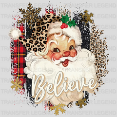 BELIEVE SANTA Christmas Design - DTF heat transfer - transferlegend