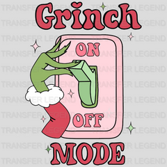 GRINCH MODE Christmas Design - DTF heat transfer - transferlegend