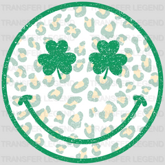 Clover Smiley St. Patrick's Day Design - DTF heat transfer - transferlegend