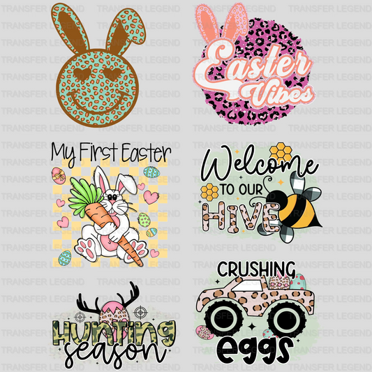 EASTER Premade Gang sheet - 6 PCS 10 INCH - transferlegend