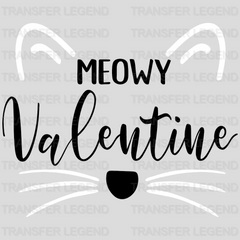 Meowy Valentine Valentine's Day Design - DTF heat transfer - transferlegend