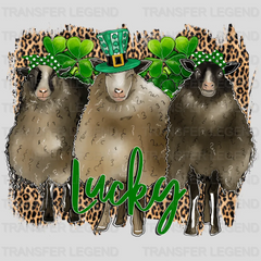 Sheep St. Patrick's Day Design - DTF heat transfer - transferlegend