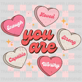 You Are Valentine's Day Design - DTF heat transfer - transferlegend