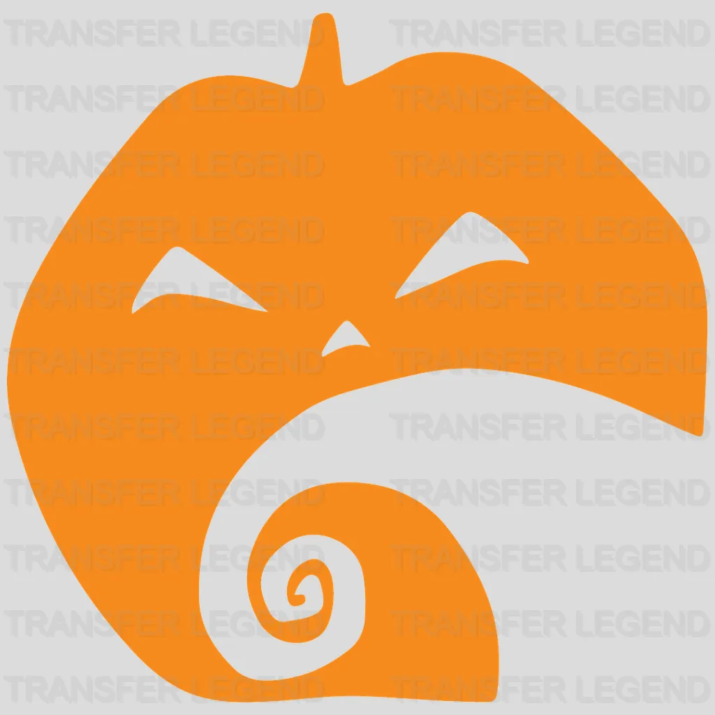 Halloween Pumpkin Face Design - DTF heat transfer - transferlegend