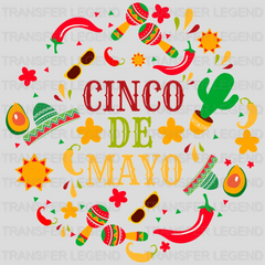 Cinco De Mayo - Cinco De Mayo DTF heat transfer - transferlegend