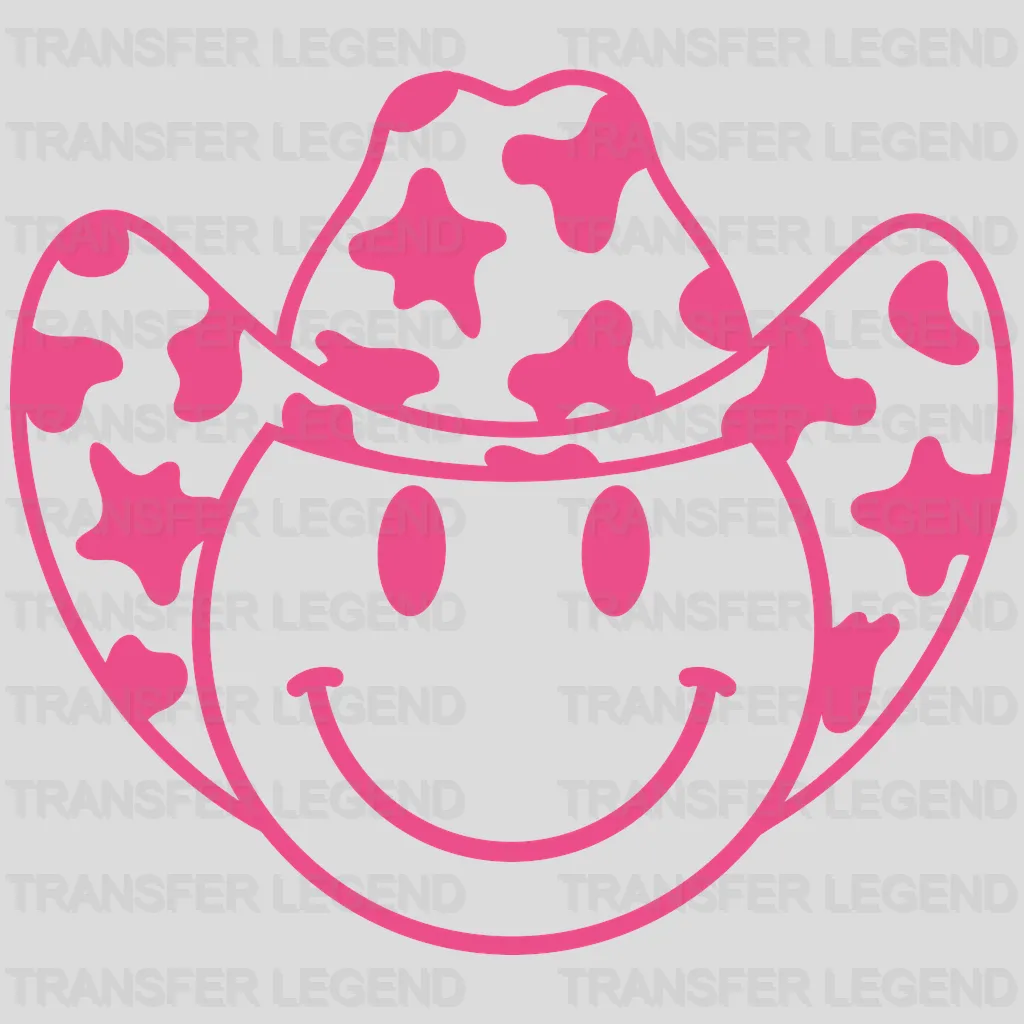Howdy Smiley Design - DTF heat transfer - transferlegend