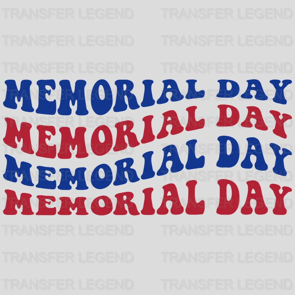 Memorial Day - Memorial Day DTF Transfer - transferlegend