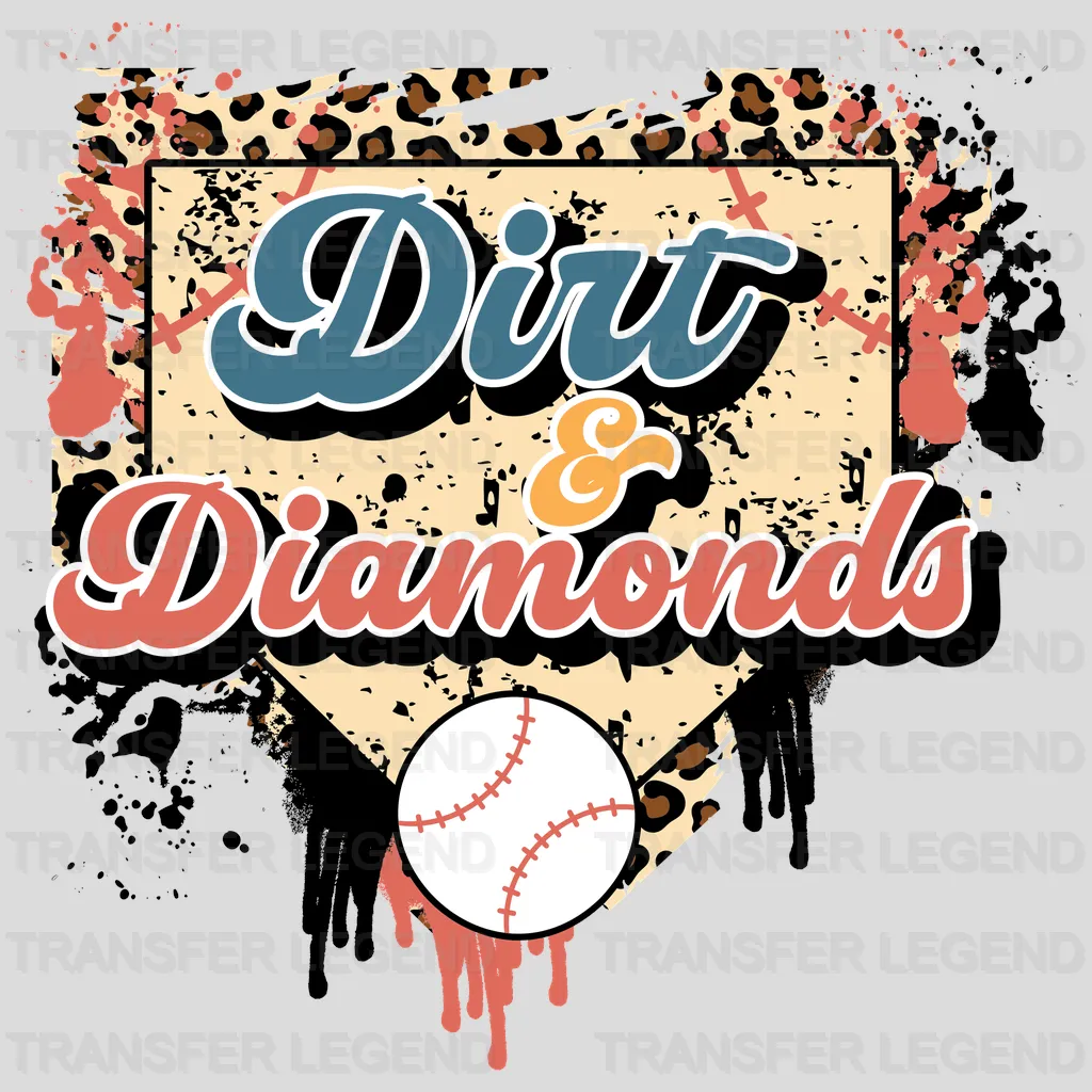 Dirt Diamond Leopard DTF Transfer - transferlegend