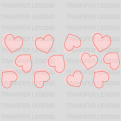 Hearts UV DTF Transfer Cup Wrap UV DTF Sticker - transferlegend