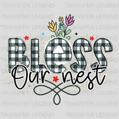 Bless Our Nest Easter Design - DTF heat transfer - transferlegend