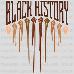 Black History Melanin BLM design- DTF heat transfer - transferlegend