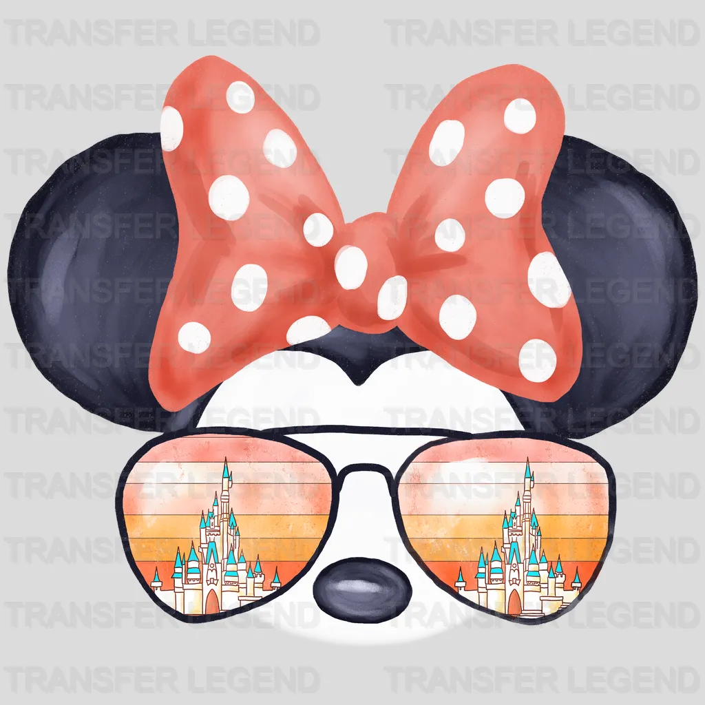 Castle Sunglasses Mouse And Mi Design - DTF heat transfer - transferlegend