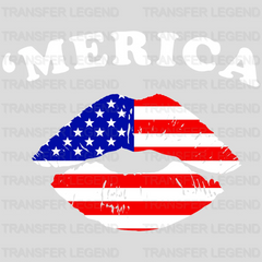 Kiss America - Patriot Design DTF Heat Transfer - transferlegend