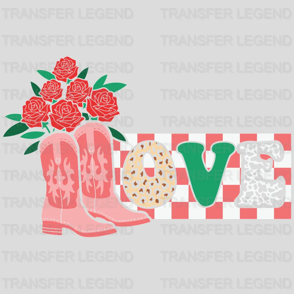 ROSE LOVE  - DTF heat transfer - transferlegend