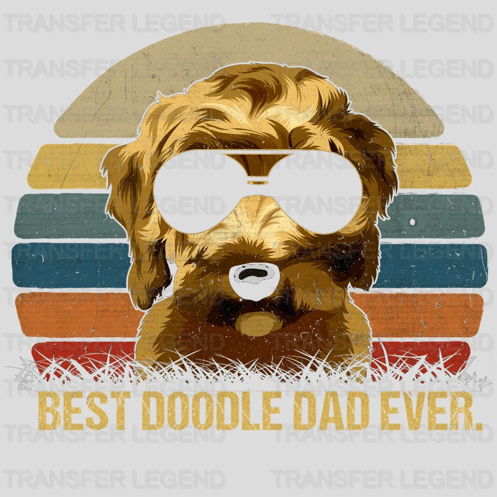 Best Doodle Dad Ever Design - DTF heat transfer - transferlegend