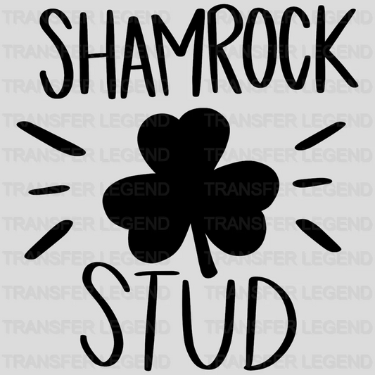 Shamrock Stud St. Patrick's Day Design - DTF heat transfer - transferlegend