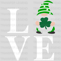 LOVE St. Patrick's Day Design - DTF heat transfer - transferlegend