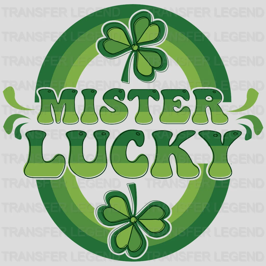 Mister Lucky St. Patrick's Day Design - DTF heat transfer - transferlegend