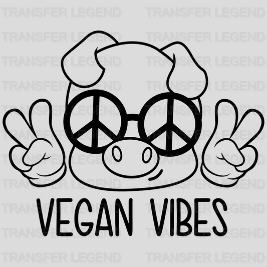 Vegan Vibes - Vegan Design - DTF heat transfer - transferlegend